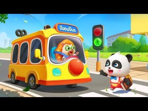 Baby Panda's Trip | Kids Pretend Play | Chef, Baker & More | Baby Panda Go to Friends Trip | BabyBus