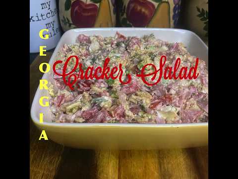 GEORGIA CRACKER SALAD #cookingtechnique #cookingmethod @cookingwithjudycaldwell6376