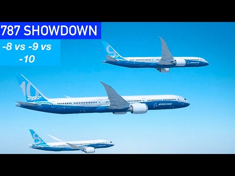 Boeing 787: 787-8 vs 787-9 vs 787-10