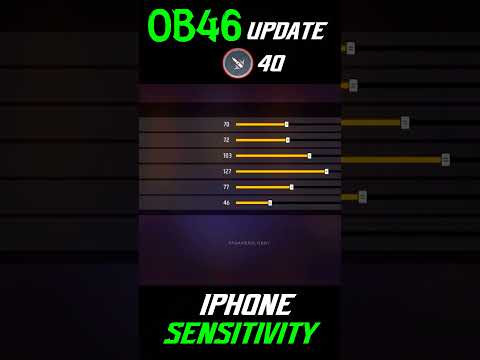 BEST SENSITIVITY FOR IPHONE AFTER UPDATE || FREE FIRE SENSITIVITY OB46