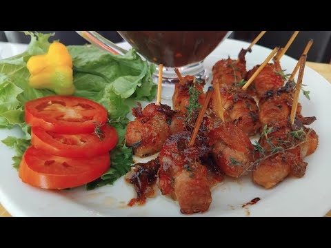 Jamaican Pigs 🐖 in Blanket Gone Wild: Catch them Quick!!! | It's a Flavour Fiesta!!! | Bacon recipe