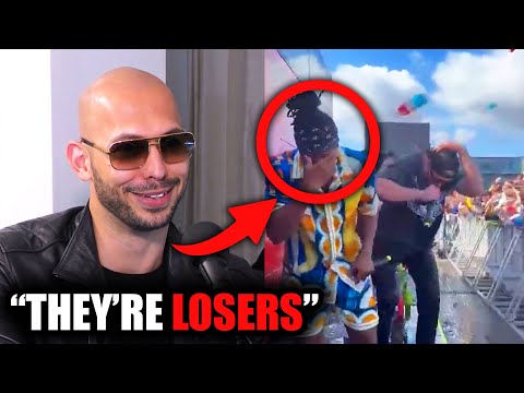 Andrew Tate Mocks KSI and Logan Paul Prime Drink Meetup