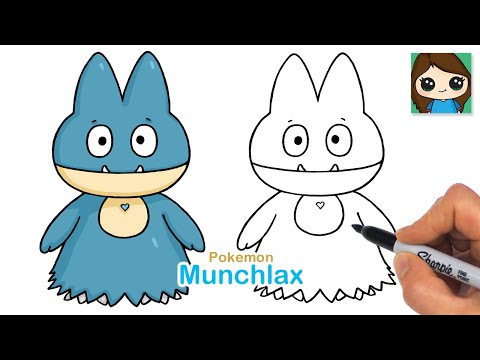 How to Draw Munchlax | Pokemon