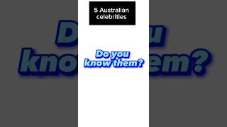 Do you know other Aussie celebrities? Please share in comments#australia #australiashorts #celebrity