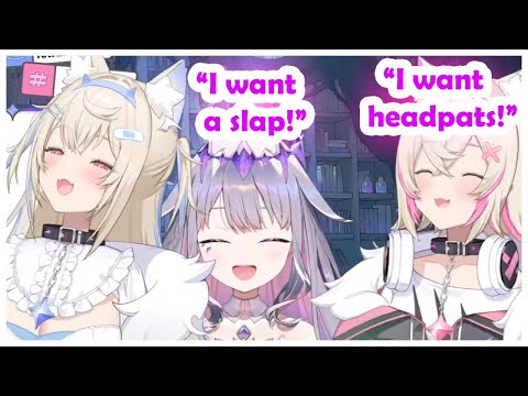 Mococo Wants a Headpat and Biboo Wants a Slap