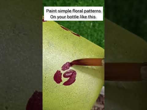 Bottle painting | Jane's Art Melon