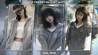 3 PRESET KECE VIRAL TIKTOK || XML/5MB ALIGHT MOTION✅