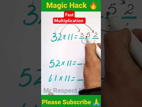 Fast Multiplication Tricks | Interesting Math Tricks #maths #mathstricks