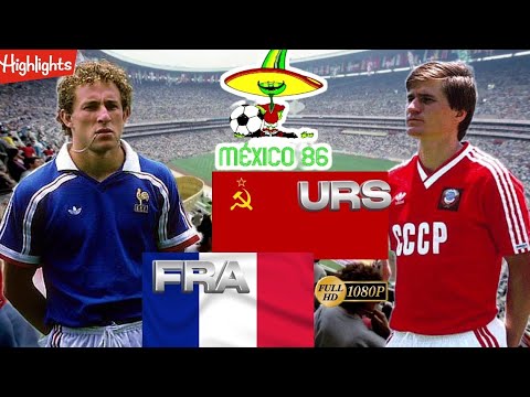 FRANCE vs UNION SOVIET 1-1 / WORLD CUP MEXICO 1986 / Full HD 1080p