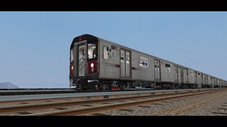 OpenBVE: R142 (4) from 161 St - Yankee Stadium to Utica Avenue (Weekend Service)