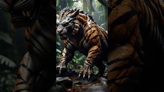 Tiger and Rihinoceros Amazing Fusion #halloween #beats #phonk #animals #animefusion #epicfusion