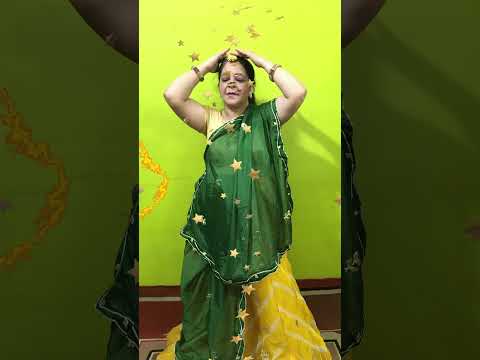 SAVAN स्पेशल - Yellow लहरिया Lehanga in कोटाडोरिया Fabric & आर्ट - सिल्क Dupatta | #shorts #savan