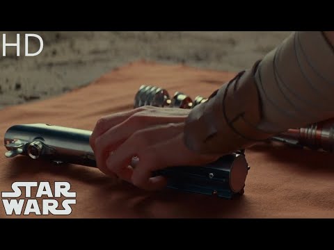 Rey Buries Both Sabers On Tatooine Scene | Star Wars: The Rise Of Skywalker HD Movie Clip