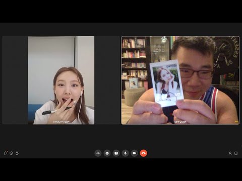 Nayeon Reacts To My Nayeon Polaroid (ABCD Promotions Gift) | Video Call Event