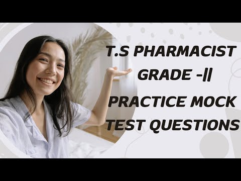 ఫార్మసిస్ట్ గ్రేడ్ 2 ప్రాక్టీస్ క్వెస్షన్స్ || Ts pharmacist grade 2 practice mcqs|| #tspharmacist