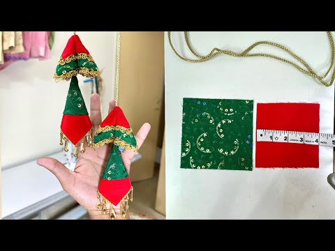 Fabric and lace making at home beautiful latkans design | diy design | latest latkan design 2025