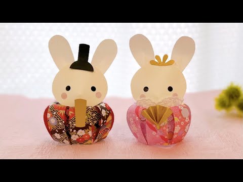 How to make handmade Hinamatsuri decorations using origami - a traditional Japanese event