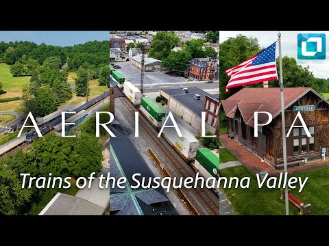 Trains of the Susquehanna Valley | Aerial PA