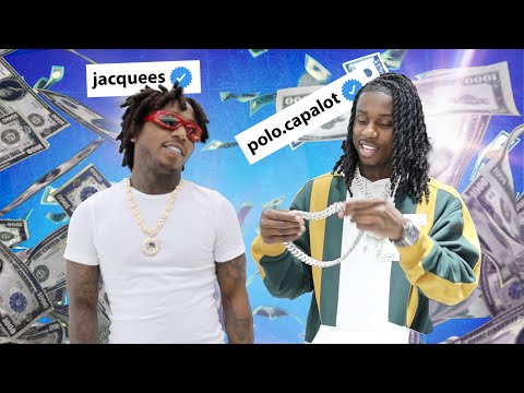 POLO G runs into JACQUEES dropping BAG at JEWELRY UNLIMITED