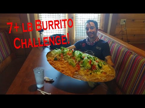 El Burrito Loco Challenge at Roja's Mexican Restaurant in Pueblo, CO!