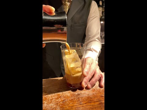 【ノンアルコール】 あんこカフェオレ / バーテンダー 石垣忍