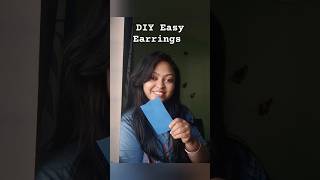 DIY Easy Earrings. #viralvideo #craftyideas #diycrafts #handmade #easydiy #easyideas