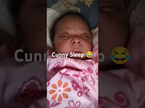 Cunny 🤣 funny sleep.... #baby #babygirl #music #babybarachiel #babyshorts #babyshorts #babyshark