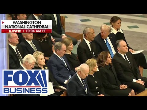 Biden, Harris, Trump attend Jimmy Carter's funeral