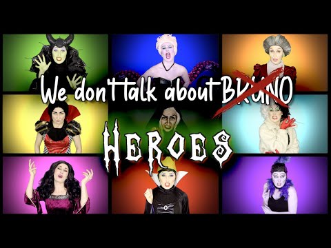 We Don't Talk About Heroes - "We don't talk about Bruno Parody" (DISNEY VILLAIN ENCANTO PARODY)