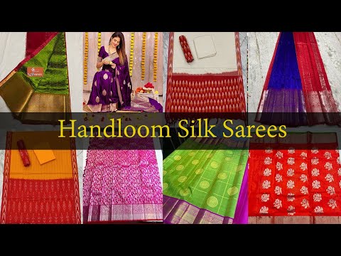 Handloom Silk Sarees | Soft Silk Sarees | Bridal Collection | Silk Cotton Collections