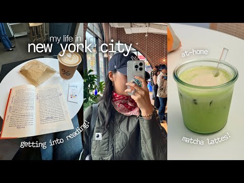 nyc vlog | famous restaurants, solo movie date, at-home matcha latte, dumbo, brooklyn, cafes, autumn