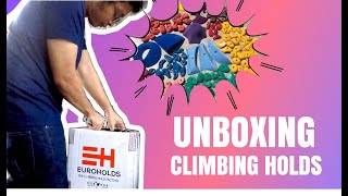 Unboxing and Review of Climbing Holds (Euroholds) | Vlog #10