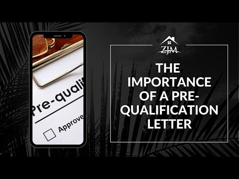 Importance of a Pre-Qualification Letter