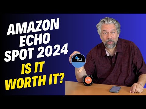 Amazon Echo Spot 2024 Smart Alexa Alarm Clock -- DEMO & REVIEW