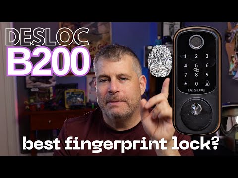 DESLOC B200 Smart Lock - Its Fingerprint Unlocking Is Amazing!  and Installation Is a Breeze.