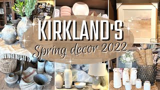 KIRKLAND'S EARLY SPRING DECOR 2022 | NEW SPRING SHOP WITH ME