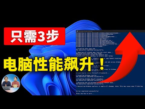 告别系统臃肿！只需3步，让Windows 11/10焕发新生，性能飙升！！| 零度解说