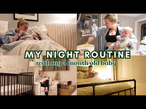 MY REALISTIC NIGHT ROUTINE WITH A BABY | baby bedtime routine, easy dinner recipe, self care + more!