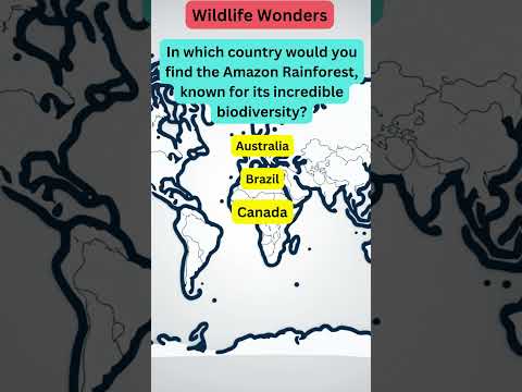 Trivia || Wildlife Wonders || 1    #countryfacts #culturalexploration #globaltrivia