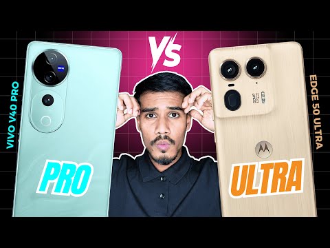 TRUE COMPARISON! Vivo V40 Pro vs Moto Edge 50 Ultra Comparison ⚡⚡