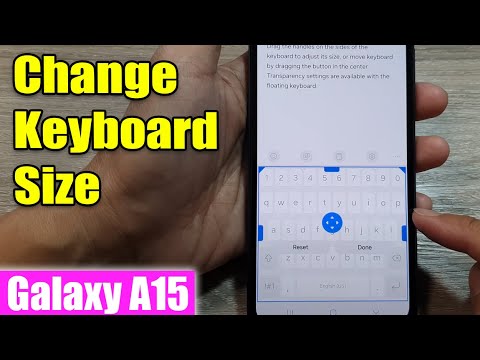 Samsung Galaxy A15: How to Change Keyboard Size To Make It Bigger or Smaller