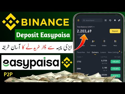 Binance Deposit From Easypaisa | How to Buy USTD in Binance From Easypaisa | Binance Dollar Deposit