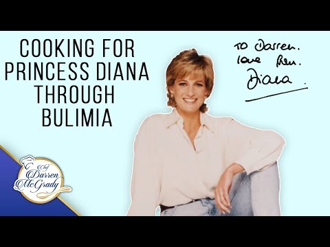 I cooked for Princess Diana, through her "dark years" and her "happy years" This is her happy years