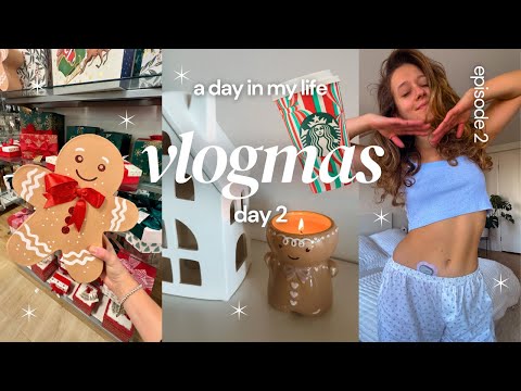 cozy christmas vlog (vlogmas day 2) ❄️ decor shopping & ornament collection!