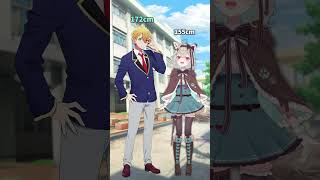 【推しの子】のキャラクターと身長比べたら…【#新人vtuber #甘狼このみ 】