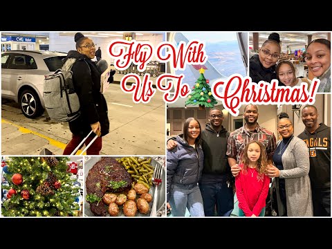 FLYING AWAY FOR CHRISTMAS VLOG! Holiday Escape Room Fun + Shopping Spree Surprise + Opening Gifts!