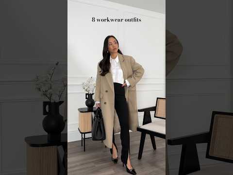 8 workwear outfits 👩🏻‍💻💼 what to wear to work #workwear #workwearfashion #officewear #officelook