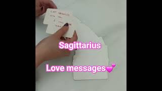 SAGITTARIUS  - LOVE MESSAGES FROM YOUR PERSON #sagittarius #sagittariuslove #tarotreading #shorts