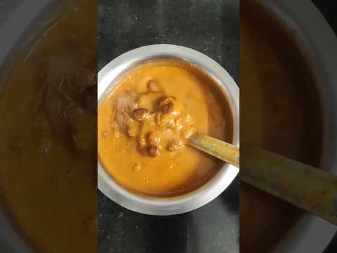 Black channa Kurma Recipe For Chapathi, Dosa, Poori 😋#shortsvideo #kurmarecipe#easyrecipe