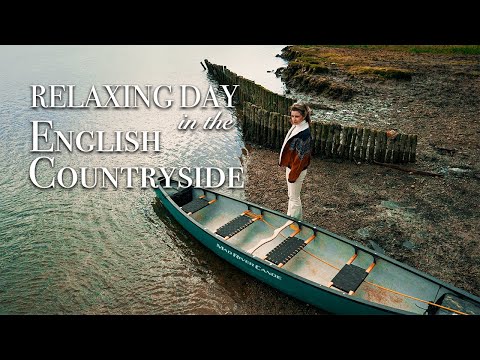 English Village Walk & Canoeing on River Hamble 🌳🛶🌺 Living Peaceful Life Vlog